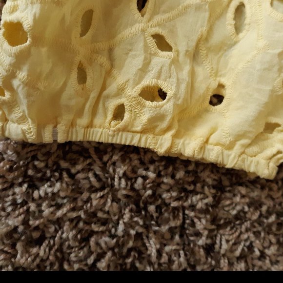 Ann Taylor Factory Size S Yellow NWOT - Picture 6 of 8